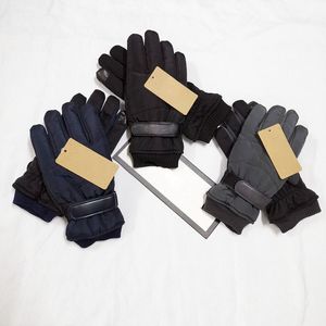 Gants en daim pour hommes, gants de styliste, cinq doigts, chauds, imperméables, pour l'extérieur, 3 couleurs