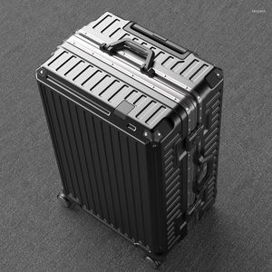 Suitcases High End Travel Luggage 24 " Men's Carry-ons Trolley Suitcase Box 20" Boarding Hardside Female Fashion Case