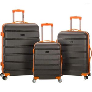 Suites Melbourne Hardside extensible Spinner Wheel à bagages en charbon de bois (20/24/28)