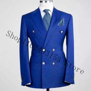 Trajes Últimos trajes de hombre Blazer Pantalones Diseños Slim Fit 2 piezas Doble botonadura Los mejores trajes de hombre Padrinos de boda Esmoquin de boda Traje Homme