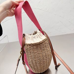 Bolso de mano de playa de verano, bolsos de diseñador de viaje, bolsos de paja para fiesta, bolso de moda, bolsos clásicos de lujo de alta calidad al por mayor