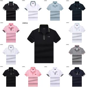 Été patrons polo hommes revers affaires décontracté polo chemise de conception de mode chemise de créateur hommes homme hauts taille M - XXXL