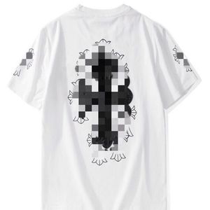 Summer Crosses T-shirts Hommes T Designer Hearts Chemise Hommes Femmes avec Coeur Lâche Ch Imprimer Manches Courtes Casual Chromees Homme Tee Vêtements w4