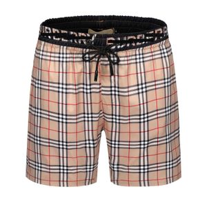 Mode d'été Streetwears Vêtements Shorts pour hommes Nouveau designer en gros Maillot de bain à séchage rapide Classic Plaid Beach Imprimé Pantalon de plage Short de bain pour hommes M-3XL