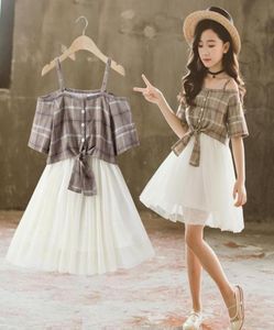 Summer Girls Dress 2021 Teenager Girl Party Robes Tulle Princess for Clothes 4 5 6 7 8 9 10 11 12 ans Girl039S4968663