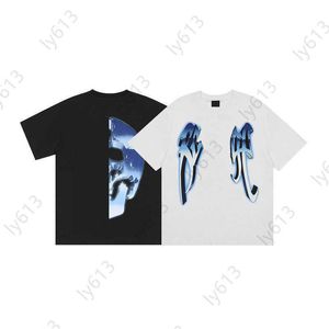 Camisetas gráficas de verano para hombres, camiseta de diseñador, camiseta de moda con estampado de calavera estilo callejero Hip Hop, camiseta de manga corta para hombre