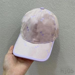 Sombreros de verano diseñador para hombre gorras de béisbol color caramelo lienzo hebilla ajustable snapbacks letras grandes cúpula sombrero de lujo para mujeres suave duradero MZ03 E23