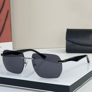 Summer Hot Selling Fashion Brand Artist Sun Gafas de sol para hombres lentes gris poligonales sin mujeres Gafas de sol de estilo moderno de estilo de moda con caja