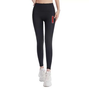 Pantalon de yoga de leggings femme Lady Slim Track Pant Troud Outwears High Waist Sport Capris