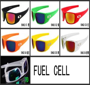 Verano hombre mujer pila de combustible Moda Gafas de sol coloridas Popular Viento Ciclismo Espejo Deporte Gafas al aire libre Gafas para hombres Gafas de sol 59627774214