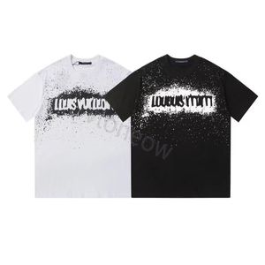 Verano Hombres Diseñador Camisetas Algodón Suelto Camisetas Casuales Impresión de letras Camisa de manga corta Moda Hip Hop Streetwear Ropa Camiseta Tops de alta calidad