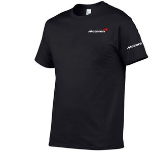 Verano Hombres Camiseta McLaren Verano Uniforme Personalidad Impresión 100% Camisa de algodón Cuello redondo Camiseta Moda Tendencia Estilo de carreras 220608