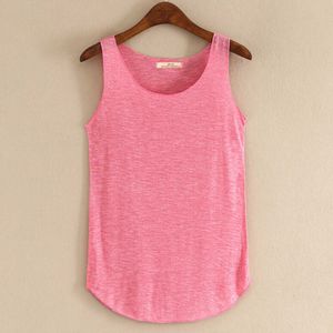 Été nouveau bambou Joint coton débardeur femmes bas coloré sport élastique Slim Fit Womenltmy