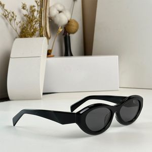 été nouvelles lunettes de soleil design SPR26z marque de luxe de haute qualité personnalisé charmant hommes et femmes lunettes de soleil avec cadre noir Cat Eyes