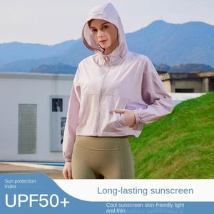Vêtements solaires en fil d'origine d'origine Upf50 Protection UV pour femmes Verbe couverture de glace en soie de glace