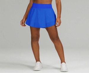 Shorts de sport d'été jupe lâche mince Yoga Leggings vêtements de sport femmes en cours d'exécution Fitness entraînement décontracté résistant à la lumière Double couche 6604067