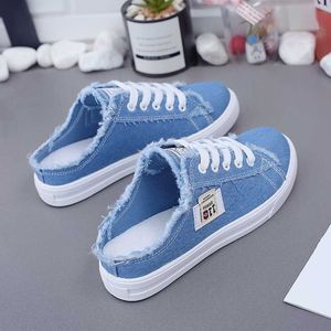 Été printemps femmes toile chaussures baskets plates femmes chaussures décontractées bas supérieur à lacets chaussures blanches