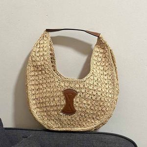 Style d'été Nouveau sac tissé de paille Hobo Sac à bandoulière designer sac à main