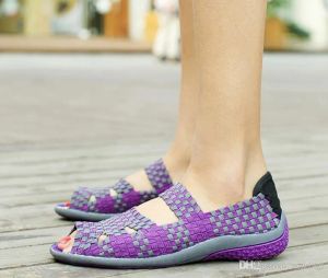 Sandales d'été pour femmes, chaussures plates à semelle souple, sandales à bouche de poisson, chaussures de plage antidérapantes pour femmes, livraison gratuite