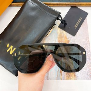 Suncloud Gafas de sol para mujer, montura clásica FF integrada, patillas de metal M0617, gafas de sol de diseño, moda para hombre, montura de caja de sombra, gafas Vehla
