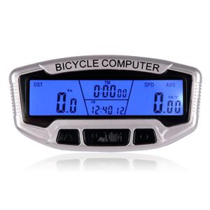 Sunding Bicycle Computer Wired Stopwatch Bicycle Speedometer Digital Odometer Stopwatch Rainproof LCD Backlight Cycling Computer 558A