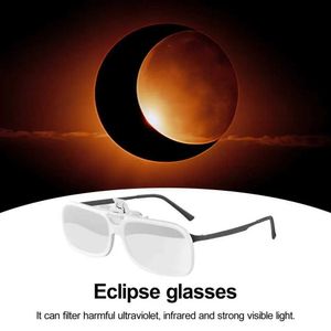 Gafas de sol 1/2 Uds tipo clip gafas de sol con bloqueo UV bloque de visualización de seguridad gafas protectoras infrarrojas neutras H240316