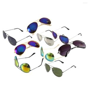 Lunettes de soleil 1 pièces 9 couleurs classiques hommes femmes lunettes de mode sport réfléchissant polarisé Protection UV accessoires de vente