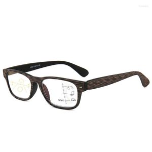 Gafas de sol 2023, montura cercana a la naturaleza, gafas de lectura multifocales progresivas, moda para hombres, enfoque múltiple lejano y cercano para mujeres