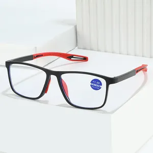 Gafas de sol anti luz azul gafas de lectura cuadradas para hombres viejos mujeres moda tipo deportivo diseñador marcos ópticos damas gafas de computadora