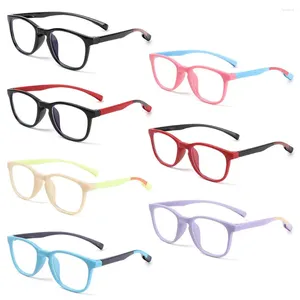 Lunettes de soleil Anti-rayons bleus pour enfants, Protection contre les radiations, lunettes en Silicone, monture souple, lunettes légères