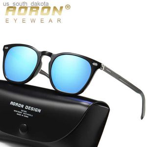 Lunettes de soleil AORON lunettes de soleil polarisées hommes/femmes lunettes de soleil de mode classique TR cadre jambe en aluminium UV400 lunettes de soleil L230523