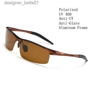 Lunettes de soleil AORON lunettes de soleil polarisées hommes classique sport conduite lunettes de soleil UV400 luxe mâle aluminium cadre lunettes de soleil L231218