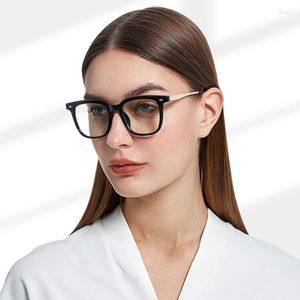 Lunettes de soleil Blue Light Blocking Lunettes Cadre Optique Prescription Lunettes Femmes Lunettes Avec Recette Anti-Blue Ray Qualité Flexible