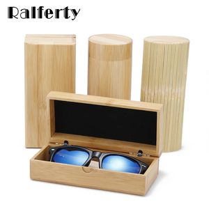 Ralferty étui à lunettes en bois fait à la main cylindre carré dur bande de bambou étui à lunettes de soleil lunettes lunettes boîte à lunettes funda gafas 231027