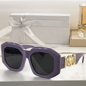 lunettes de soleil classique noir lunettes designer pour femmes versaci 2022 luxe mur cadre lunettes bandes métal cadre designers lunettes de soleil femme