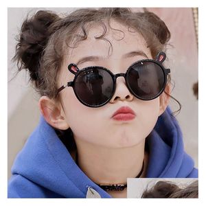 Lunettes de soleil mignon acrylique enfants fête fille garçon enfants lapin oreille lunettes de soleil danse cadeau d'anniversaire livraison directe accessoires de mode Dhahf