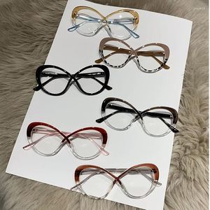 Lunettes de soleil Lunes mignonnes pour femmes anti-bleu Classic Cat Modeling Modeling Glare Protection Gaming Computer Light Cadre