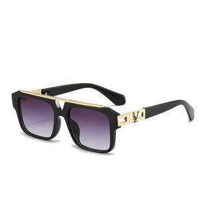 gafas de sol gafas de sol de diseñador marcos de moda hombres y mujeres marcos de gafas gafas polarizadas gafas de lujo espejo degradado cuadrado 8 colores parasoles al aire libre