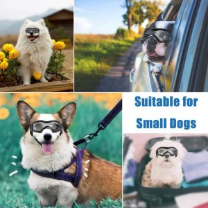 Gafas de sol Gafas de sol de verano para perros gafas de verano ajustables para pequeños perros medianos protección uv gafas gafas cómodas gafas de cachorro suministros para mascotas