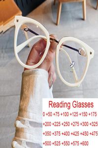 Gafas de sol elegantes Gafas de lectura redondas de gran tamaño Moda Gran lente transparente Presbyopia Ejeglas TR90 Blue Light 202226341052