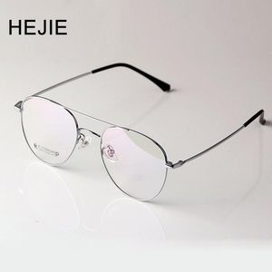 Lunettes de soleil Cadres Homme Femme Retro AlloyTitanium Lunettes Full Rim Clear Lens Ultra-Light Lunettes Frame Size 53-20-143mm Y7765 Mode