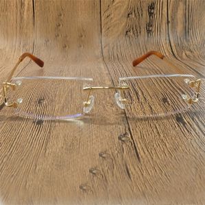 Monturas de gafas de sol Montura de gafas ópticas de metal Firma Carter Hombres Anteojos Mujeres Gafas Vintage Transparentes Gafas transparentes Prescripción de relleno