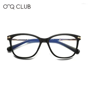 Gafas de sol marcos o-q club gafas anti azulejos de bloqueo de luz de luz anteojo miopia receta óptica gafas cuadradas 20243