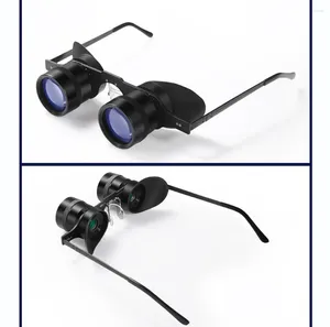 Lunettes de soleil Type de lunettes télescope Portable 10 fois pêche revêtement vert Super léger faible Vision nocturne
