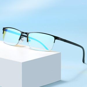 Lunettes de soleil demi-monture rouge vert couleur aveugle lunettes femmes hommes marque invisible daltonisme permis de conduire test S lunettes