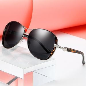 Lunettes de soleil léopard lunettes pour femmes Design de luxe femme voyage voiture conduite lunettes mode Vintage métal lunettes nuances UV400 lunettes de soleil