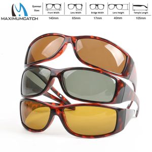 Lunettes de soleil Maximumcatch tortue cadre pêche à la mouche lentille polarisée marron jaune et gris UV400 lunettes de soleil de pêche 231117