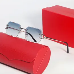 Gafas de sol Hombres diseñador gafas de sol mujeres carti gafas Espejo de madera pierna Gafas Sungod tonos de moda foto digital cuadrado enmarcado tamaño 41 13 135
