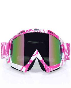 Gafas de sol Nuevas mujeres Gafas de motocross Gafas Ciclismo Mx Helmets Off Road Racing Ski Motorcycle Goggle 2203217043587
