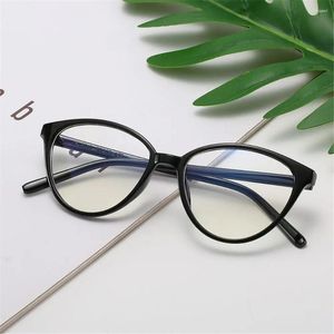 Gafas de sol retro transparentes anti fatiga ocular gafas de lectura/juegos gafas de gato juego de computadora